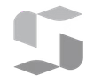 The #1 Photo Booth Rental on Long Island, NY 21 Photo booth rental Long Island - A minimalist geometric logo with four gray shapes arranged around a central white space, forming an abstract, symmetrical design on a light background.